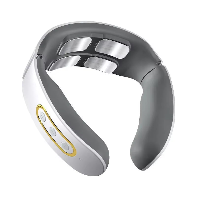 1Pc Cervical Massager Protable Mini Neck Shoulder Massager Deep Massage Neck Warm Pressing Neck Pressing Care